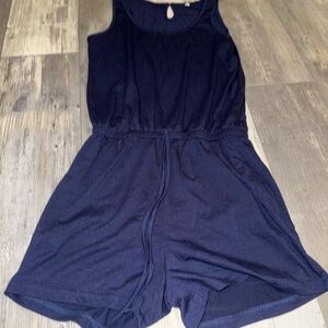 navy blue romper